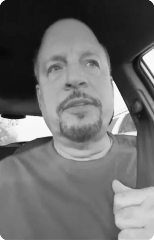 Yasmine speaking into a microphone